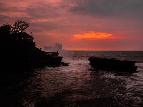 Tanah Lot im Abendrot