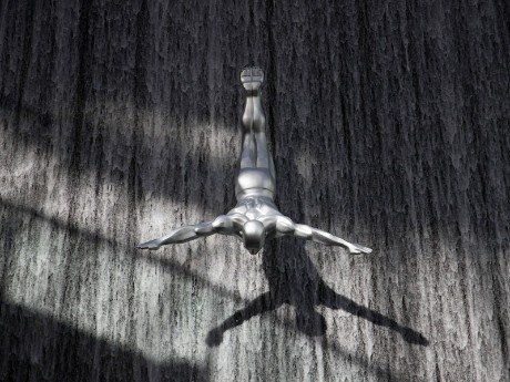 Wasserfall in der Dubai Mall