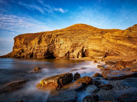 Malerische Küste, Spanien