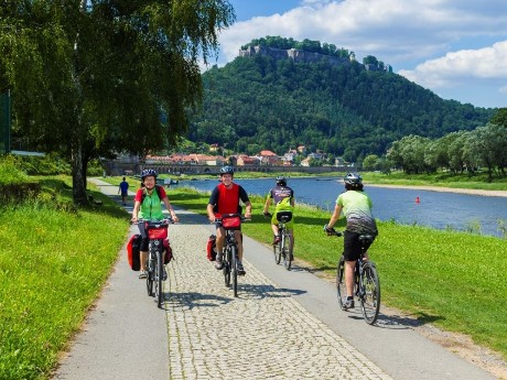 Elbe-Radweg Königstein