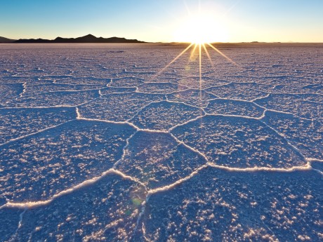 Bolivien_Salar de Uyuni_Sunset_