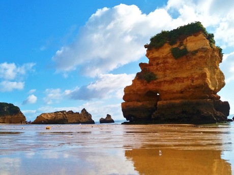Felsen in Lagos, Algarve