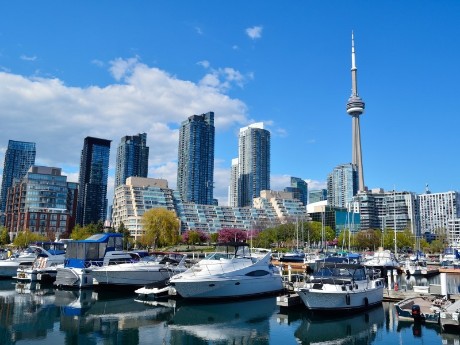 Port in the city of Toronto in Canada
