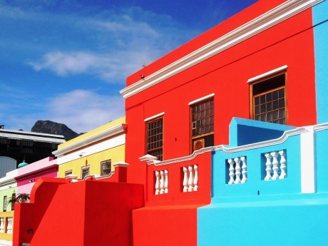 Buntes Bo Kaap-Viertel, Kapstadt