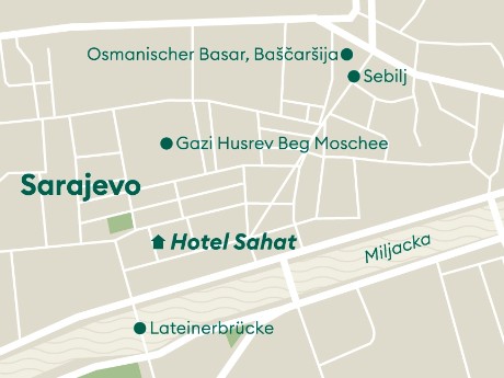 Stadtplan Sarajevo