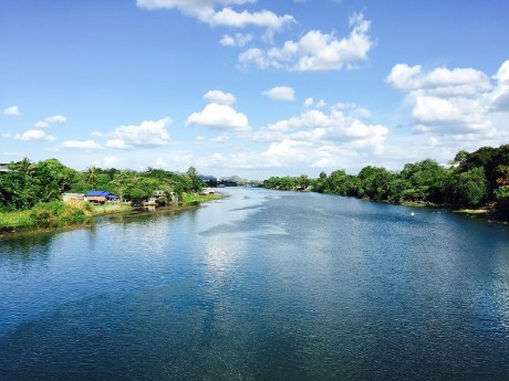 River Kwai Landschaft bei Tag
