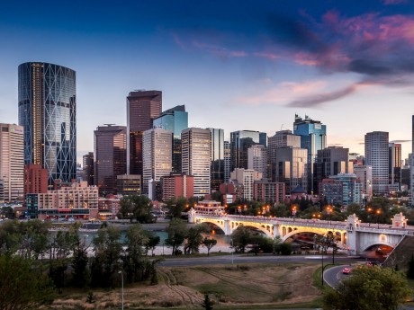 Kanada_Alberta_Calgary_Abend 