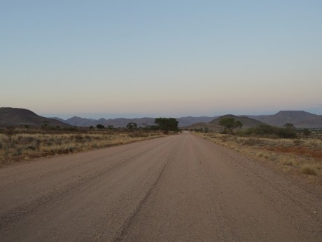 Straße in Namibia