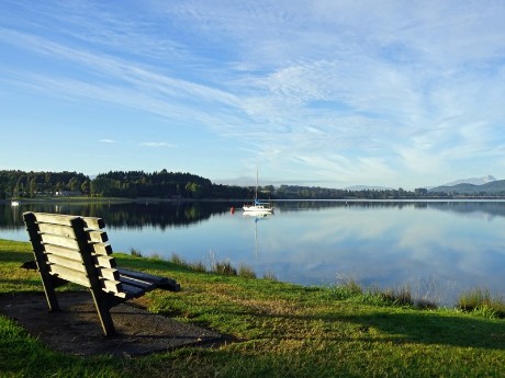 Lake in Te Anau