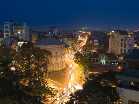 Blick vom Super Hotel Hanoi