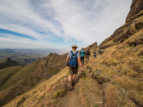 South Africa Drakensberg Witsieshoek hik