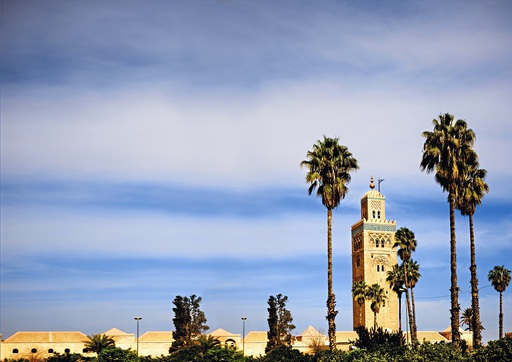 Marokko Marrakesch Koutoubia Moschee