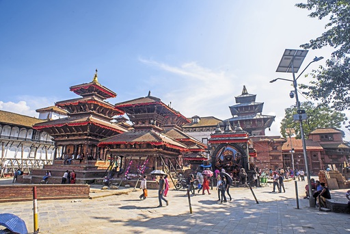 Asien Nepal Kathmandu Durbar Platz