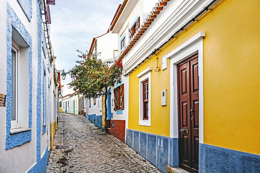 Portugal Ferragudo Algarve Gasse