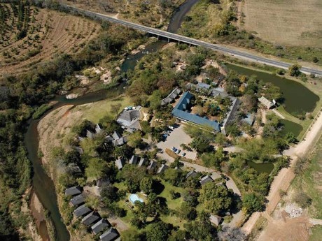 Hippo Hollow Country Lodge Luftbild