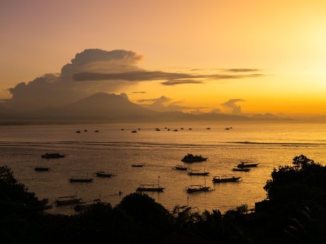 Sonnenaufgang in Sanur, Bali
