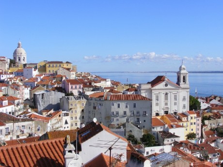 Alfama in Lissabon