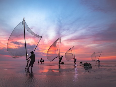 Fischer am Morgen, Phan Thiet